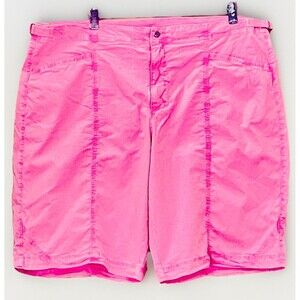 Fresh Produce Shorts 2XL Pink Cotton Casual Elastic Waist Lounge Summer Beachy